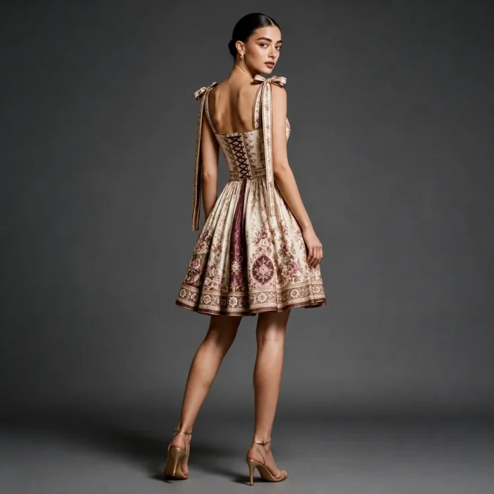 Roselle Corset Dress - Image 5