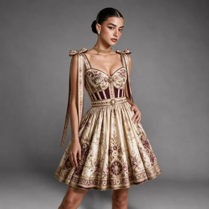 Roselle Corset Dress - Image 3